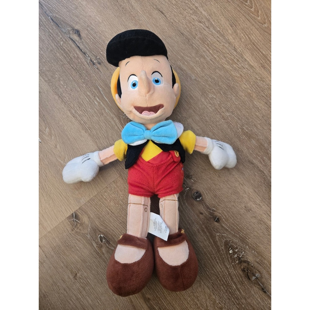 Disney Store Pinocchio Plush Doll 15 Inch Classic Stuffed Toy Character
